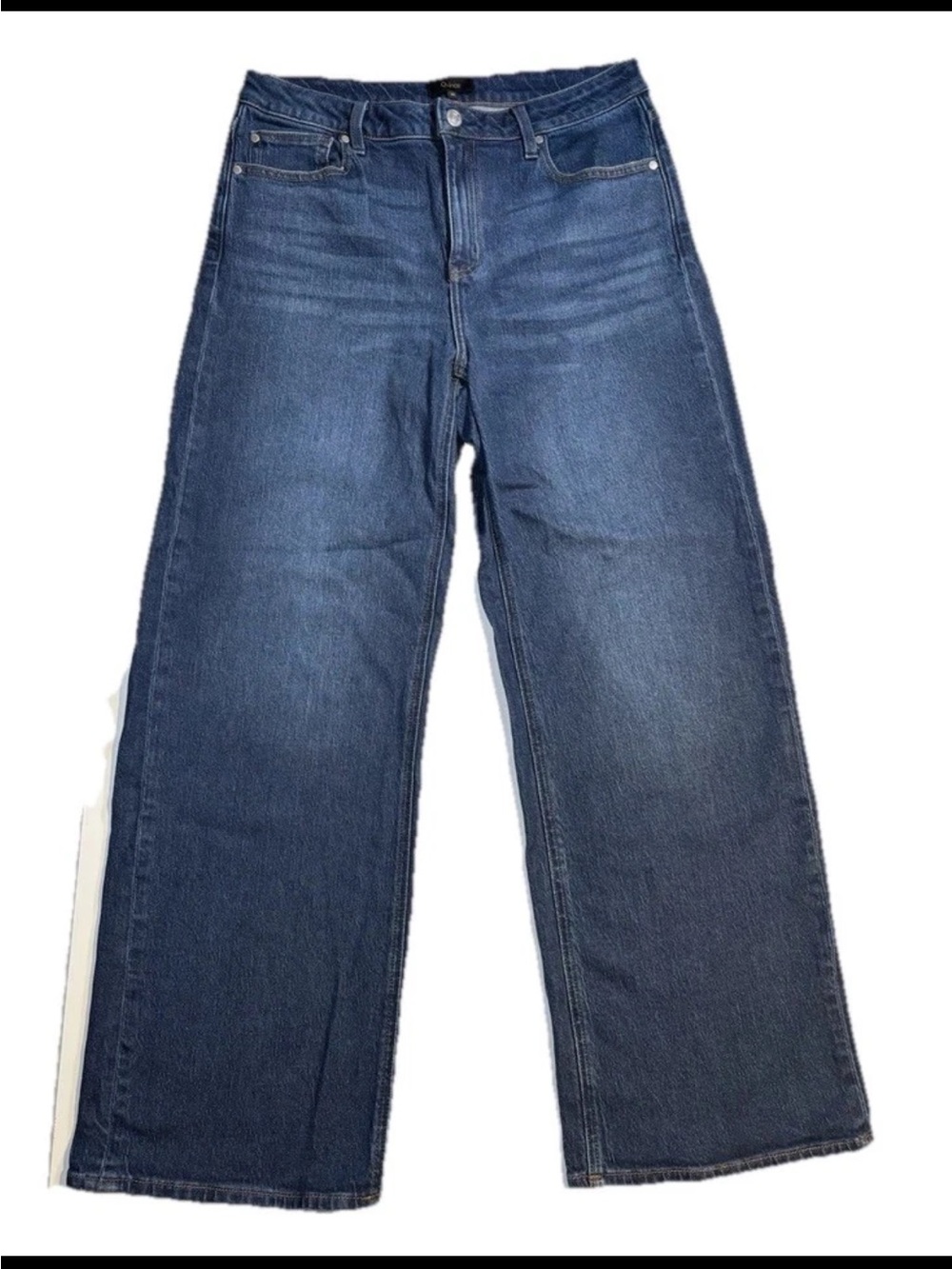 Quince Wide-Leg Women's Jeans - Dark Blue Size 30